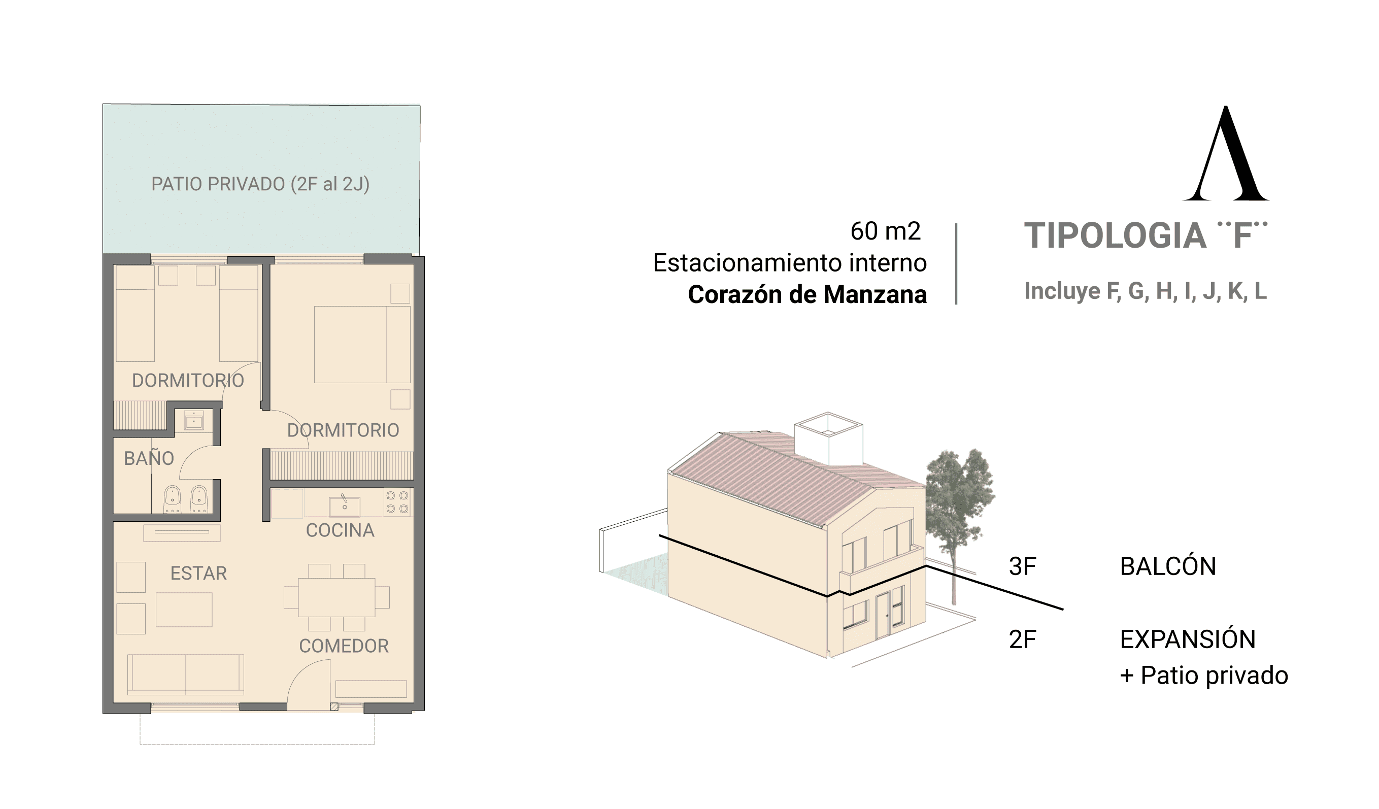 SantAldea — plano tipología F